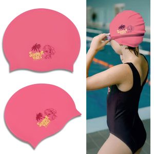 Bonnets De Bain Enfants - Lot De 2 Licorne Élastique - Nylon Confortable Filles 2-8 Ans