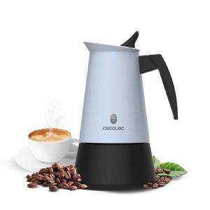 Percolateur à Café Inox 18/8 6 Tasses – Camping & Maison – Manche Bois Bouton Verre