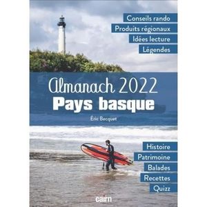 LIVRE TOURISME FRANCE Almanach Pays basque. Edition 2022