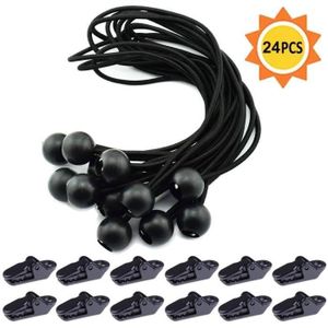 Tendeur noir élastique Bobine Bricolage Jardin Terrasse 4mm X 20 mètres neuf FR.