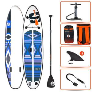 STAND UP PADDLE Stand up Paddle Gonflable ROAM 10' 30'' 6'' (305 x 76 x 15 cm) Gamme COMPACT - Pack complet avec Accessoires