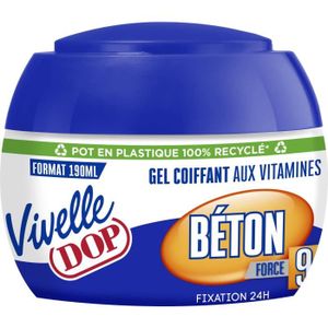 CIRE - GEL COIFFANT Gel Coiffant - DOP Vivelle DOP - Vitamines - Fixation Béton Force 9 - 190 ml