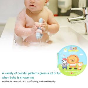 JOUET DE BAIN Livre de bain bébé EVA étanche et incassable - DRFEIFY - Motifs colorés - Sons amusants