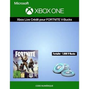 EXTENSION - CODE Crédit XBOX ONE pour Fortnite - 1.000 V-Bucks par 
