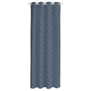 RIDEAU TODAY, Rideau ETOILES Bleu gris - 140x240 cm