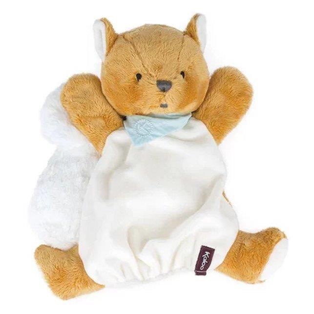 Marionnette à main écureuil en peluche douce, jouet classique traditionnel  pour garçons et filles. Mesures: 26x12x10 cm.