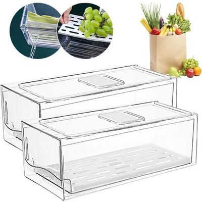 Boîte De Rangement pour Réfrigérateur À Tiroir - Matériau PET