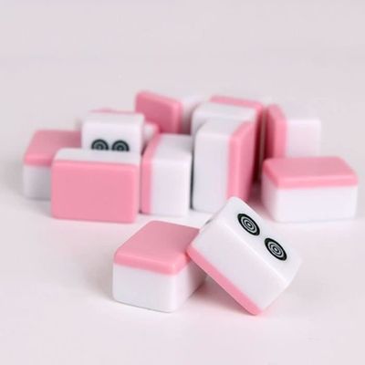 Jeu De Tuiles Mahjong – 48 Tuiles Drapeaux Du Monde, 24 Mm, Mélamine, Portable, Pour Adultes Et Enfants
