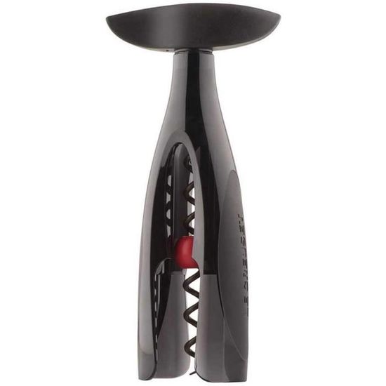 Tire-Bouchon Professionnel Le Creuset - LM300 Noir - À Levier, Coupe-Capsule Inclus - Polyamide Renforcé