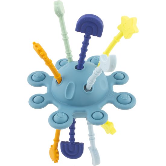 ALLILUYAA Planche Sensorielle Silicone Enfant - 16 Cordons Alimentaires - Jouet Éducatif Motricité Fine Autisme TDAH Dès 3 Ans