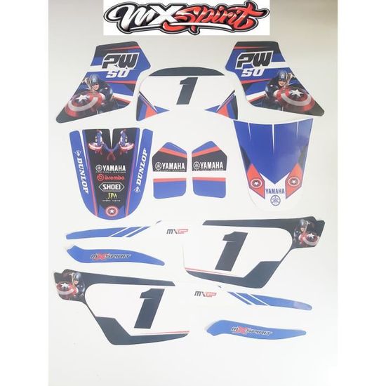 Kit déco mini moto Avenger pour PW50 PW 50 pw50 PW 50 Piwi 50PW 50pw