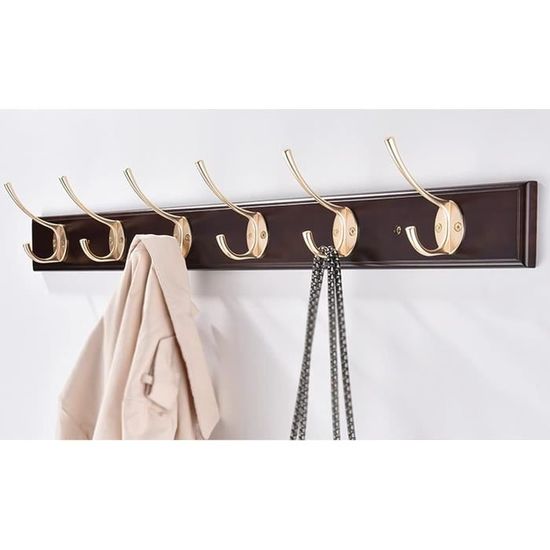 Organisateur Mural De Gym 8 Crochets – Acier Carbone, Anti-rouille, Pour Bandes, Haltères, Cordes, Accessoires De Fitness
