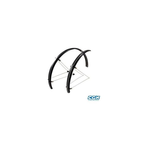 Garde-boue Stronglight City/VTC - 28 Pouces, 54mm, Noir, Paire Avec Fixations