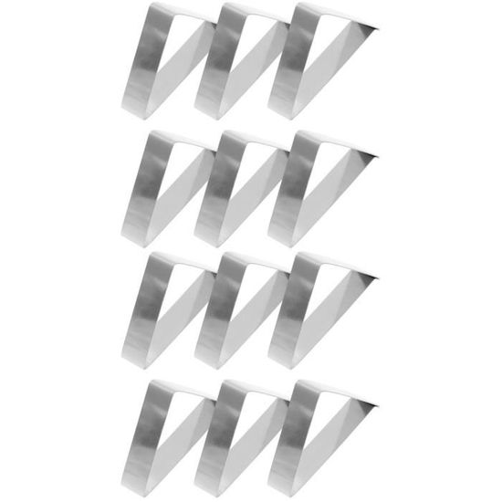 4 Pièces Pince Nappe, Accroche Nappe, Clip Nappe Table Réglable, Pinces