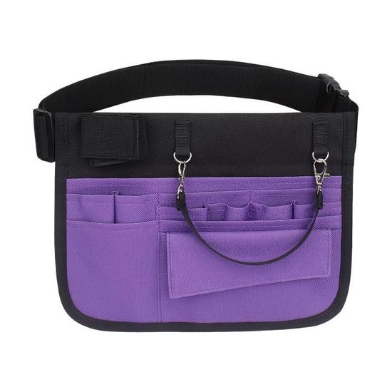 Sac Banane Pour Infirmière / Soignant - Poches Multiples, Réglable - Tissu Oxford Léger - Idéal Pour Outils Et Matériel - 2