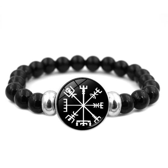 Débardeur "Valhalla Wolf" - Boussole Viking Avec Runes D'Odin - Motif Mythologie Nordique - Coupe Classique - 2