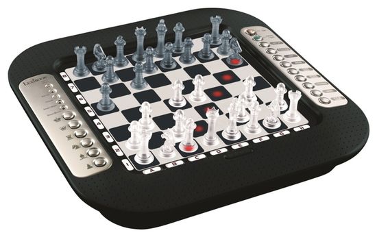 Jeu d'échecs électronique ChessMan® FX - LEXIBOOK - Noir et argenté - Effets lumineux - 64 niveaux de difficulté