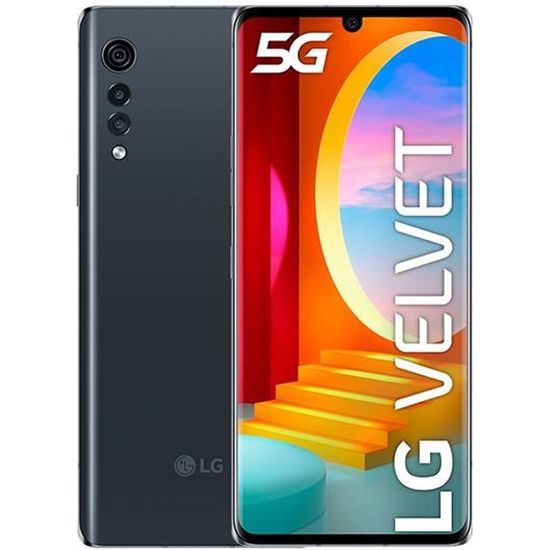 LG Velvet 5G 6 Go / 128 Go Gris (Aurora Grey) SIM unique