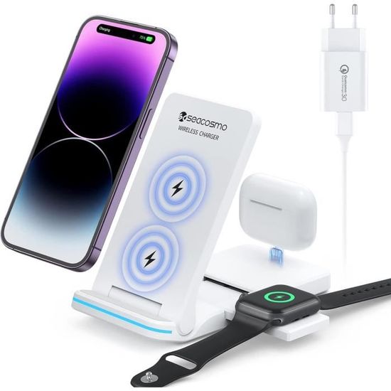 OneCut Chargeur Induction Sans Fil Pour Samsung Galaxy S24| S24 Ultra