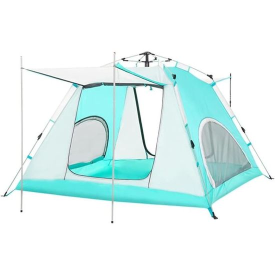 Tente Pop-up 2 Secondes Pour 2 Personnes - Imperméable 3000mm - Double Couche - Légère & Compacte - Idéale Camping, Plage, Randonnée