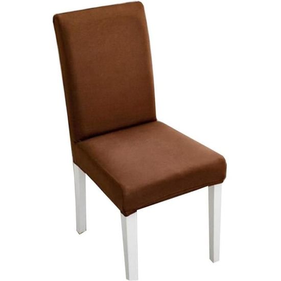 Housses De Tabouret De Bar Extensibles Avec Dossier - Lot De 2, Noir, Lavables - 12