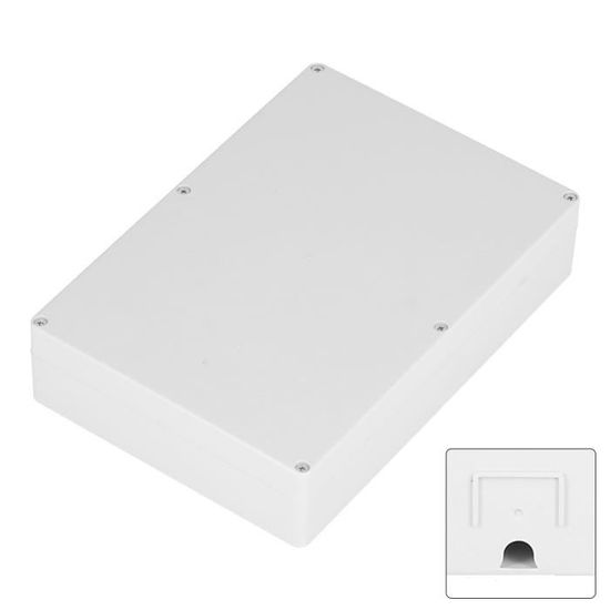 Boîtier De Jonction ABS 115x90x57mm – Gris, Pour électronique Et DIY