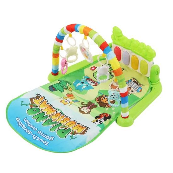 Tapis D'éveil Piano Pour Bébé - Avec Arches De Jeu, Jouets Sensoriels Et Lumières, Pour Nouveau-nés Et Tout-petits
