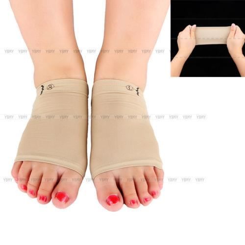 1x pair support de voûte Semelle corrective pour pieds plats silicone cambrer massage Étendue Talon