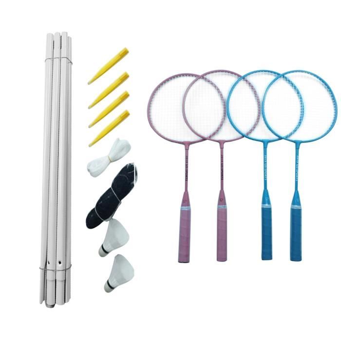 Ensemble de badminton, ensemble de combinaison de badminton extérieur portable Système de filet de badminton @518
