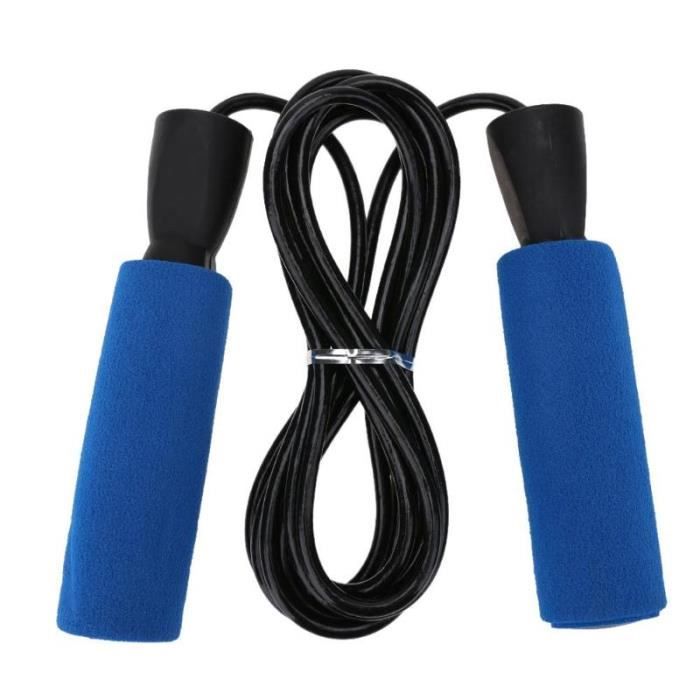 3 couleurs 3 M portant corde à sauter corde vitesse Fitness aérobique sautant équipement d'exercice r - Modèle: Bleu - HSJSTSA06737