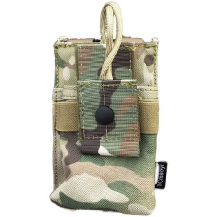 Sac de transport tactique Airsoft, gilet tactique Molle, poche Radio, sac pour talkie-walkie, support de taille, étui MC -MEAI1900