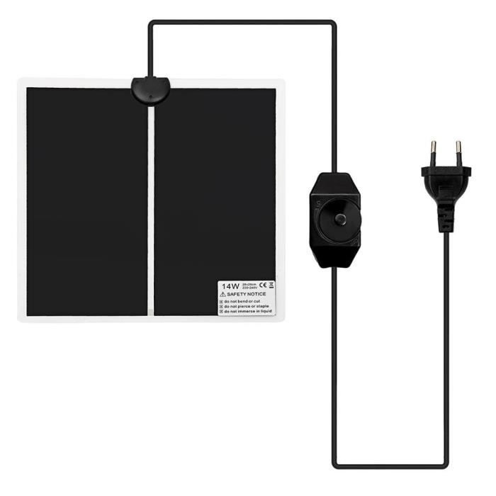 Chauffage,Reptiles Thermo tapis chauffant 5 20W régulateur de température réglable pour Terrarium tapis - Type 14W EU Plug