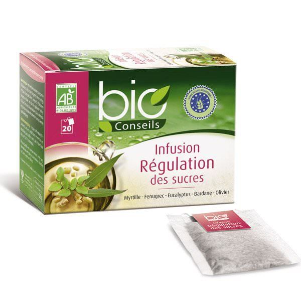 Infusion Régulation des Sucres Bio - 20 sachets…