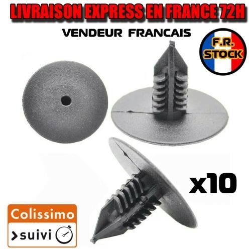 10 Clips Renault PARE BOUE CLIO KANGOO LAGUNA MEGANE SCENIC MODUS 7703077225