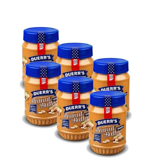 DUERR'S Beurre de cacahuète Crémeux - 340g x 6