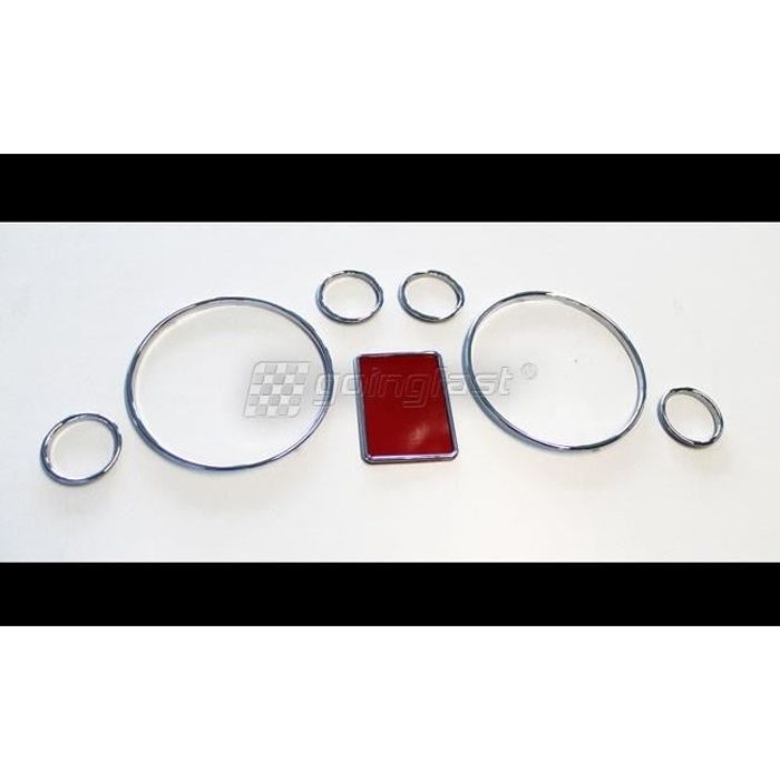 Pour Audi A3 8L A4 B5 8D A6 C5 Anneaux Cerclage Compteur Tableau De Bord Chrome