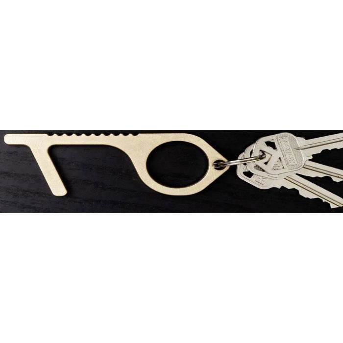 TIRE-BOUCHON - DECAPSULEUR - LIMONADIER - Porte-clef KEY SMART CleanKey KS904-BRS laiton 1 pc(s)