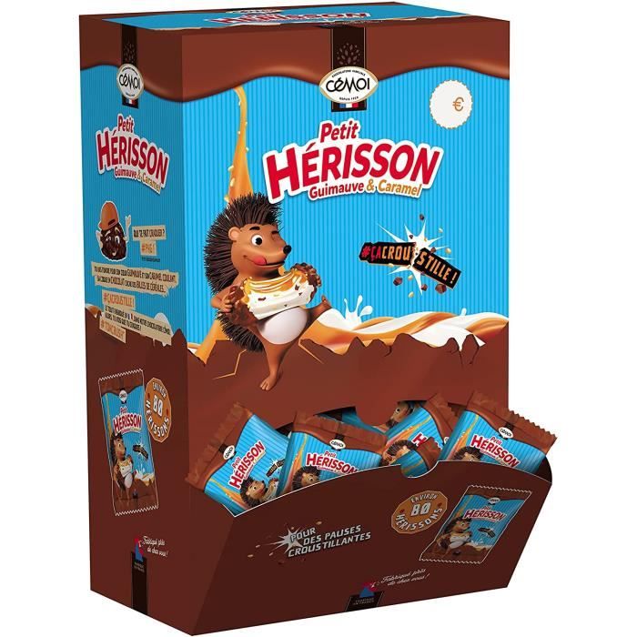 Barre Et Tablette De Chocolat - – Distributeur Petit Hérisson Guimauve Lait Cœur Fondant Caramel Billes