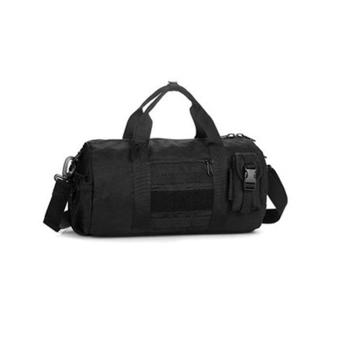 Duffle Sac de sport Randonnée supérieure Large Fitness Gym Voyage MOLLE Ultralight Chasse Range unisexe-noir