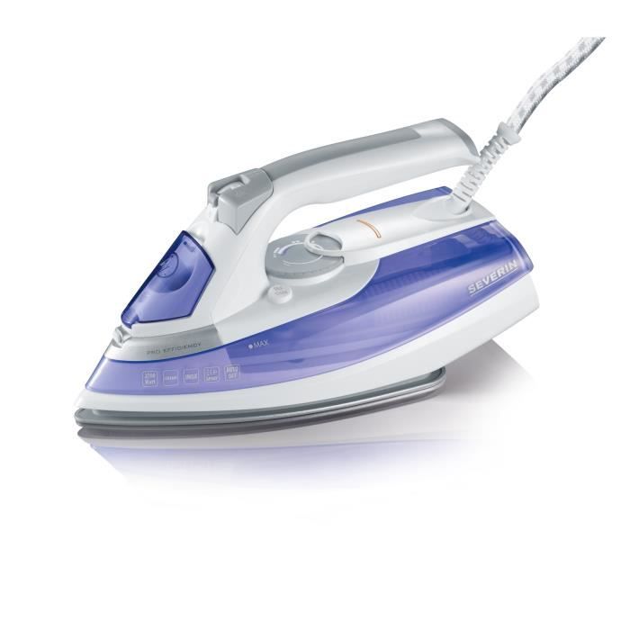 SEVERIN BA3222 Fer vapeur - 2700W - Semelle inox revêtement céramique anti-adhésif
