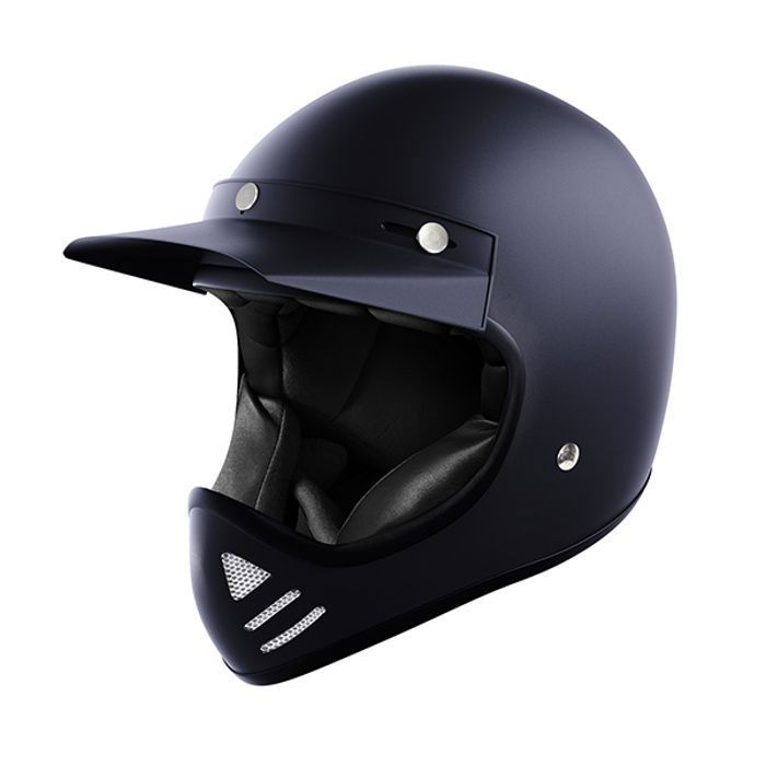 Casque Motocross STORMER Crossroad Nardo Grey - Homologué ECE 2205, Préparé Bluetooth, Tailles XS-XXL