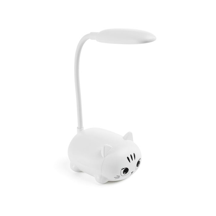 Lampe led Chat blanche 16cm