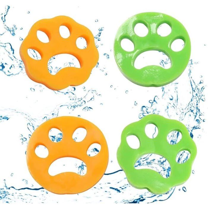 Attrape Poils Machine A Laver - - 8 Pcs - Anti Poil - Nettoyage Efficace