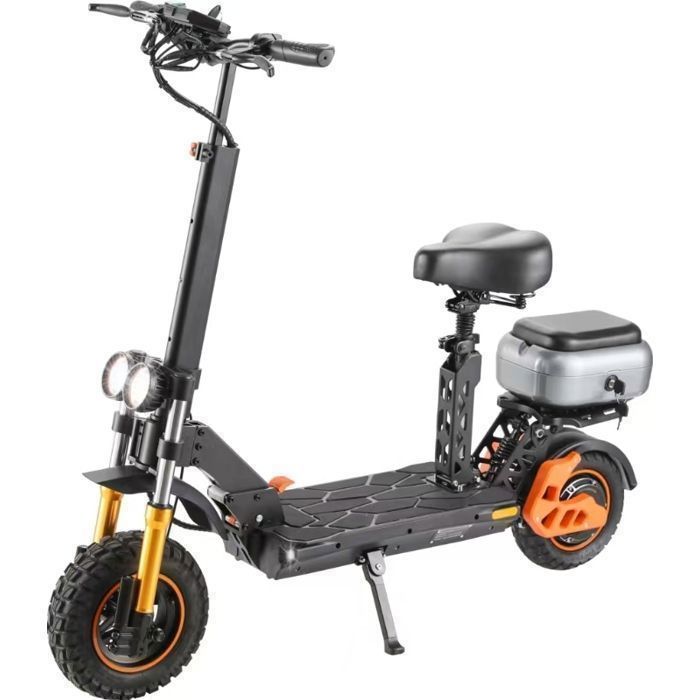 Trottinette Électrique Tout Terrain OOTD J11 Max - 1200W, 55 Km Autonomie, 11 Pouces - Pliable Double Suspension