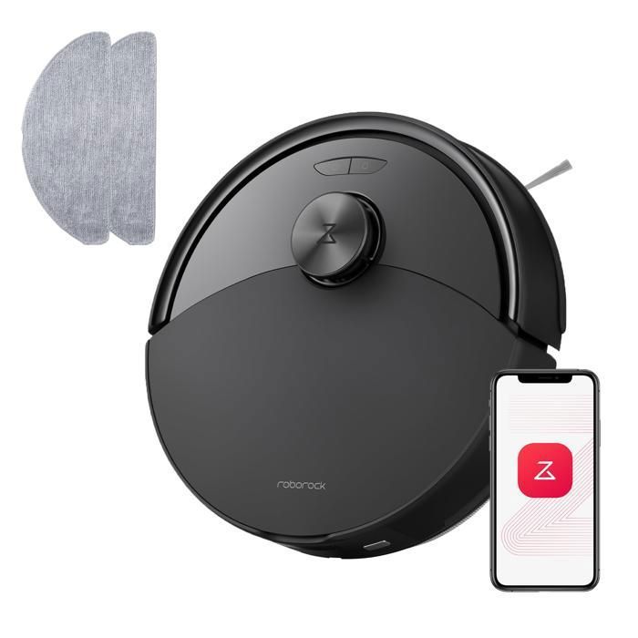 Roborock Q10 S5 Set Aspirateur Robot 10000 Pa Aspiration Anti emmêlementLevage des Serpillères de 8 mm Évitement dobstaclesAPP - Roborock