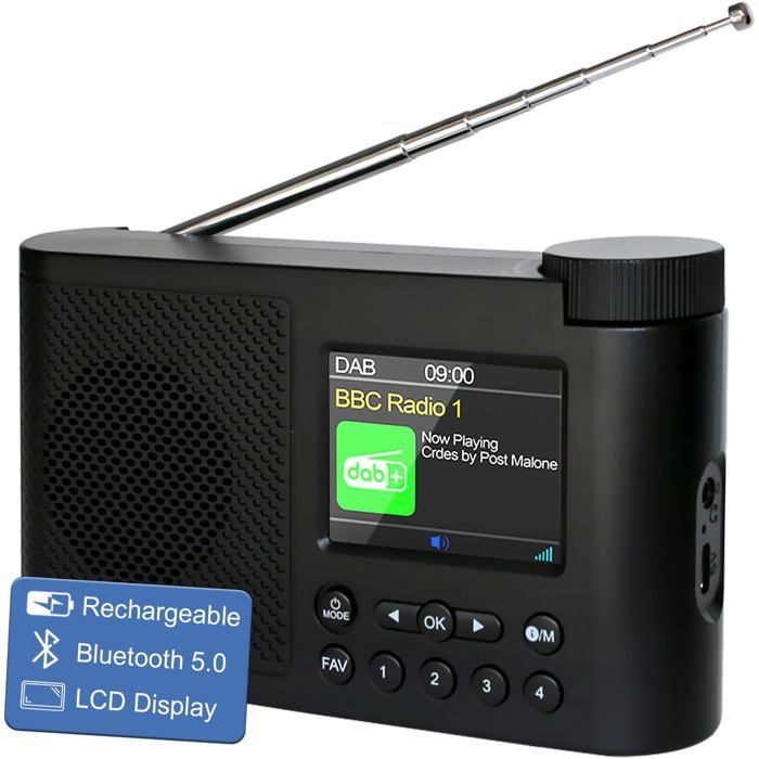 Radio Dab Portable, Radios Dab Plus Numériques avec Bluetooth, Radio FM — free download