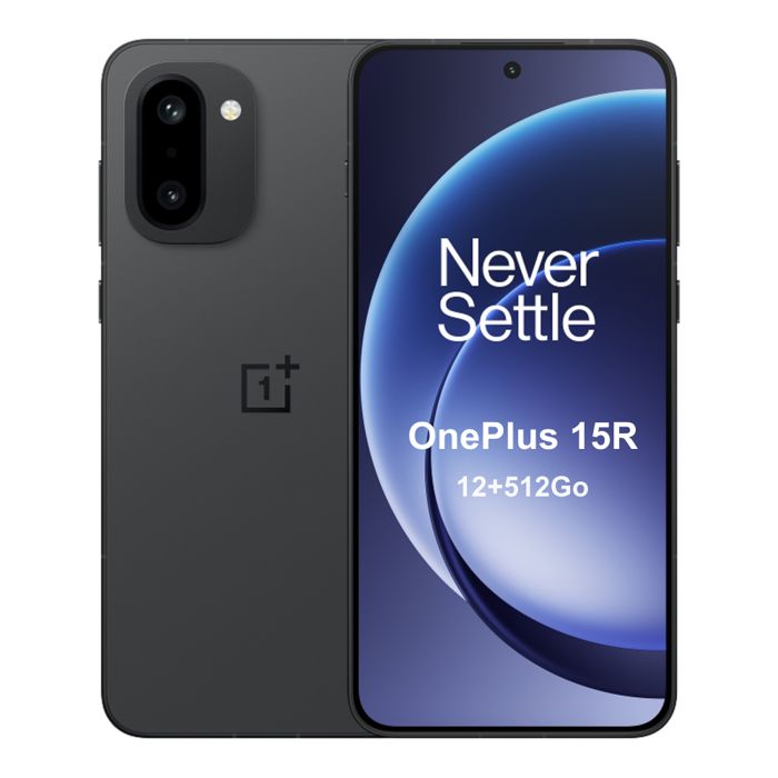 OnePlus 15R Noir 12Go 512Go CPH2769 Version Européenne