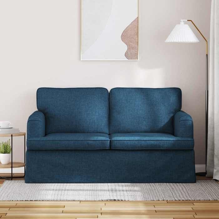 Canapé ergonomique - RUIOG - Sofa de repos pour Adulte/enfant - Bleu 144x80x85cm tissu C36584138879869
