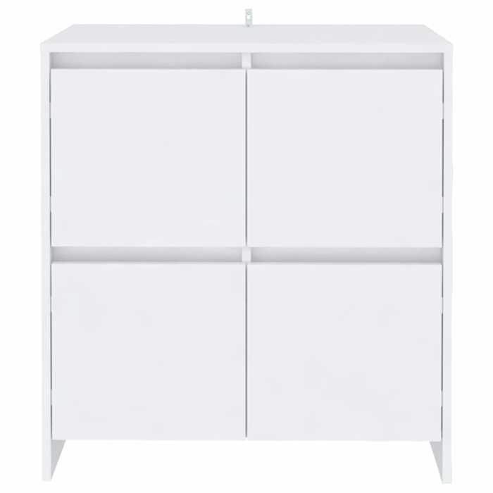 vidaXL Meuble rangement - Buffet Blanc 70x41x75 cm Bois dingénierie poisd:26.88kg &3884
