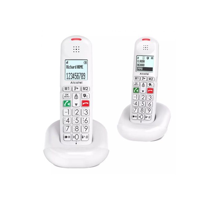 Alcatel Telephone sans fil duo dect blanc - XL685DUOBLANC Alcatel Telephone sans fil duo dect blanc - XL685DUOBLANC